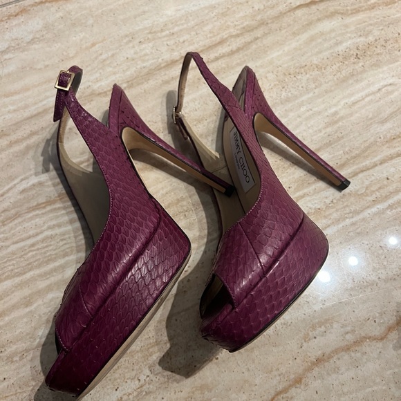 Jimmy Choo purple heels